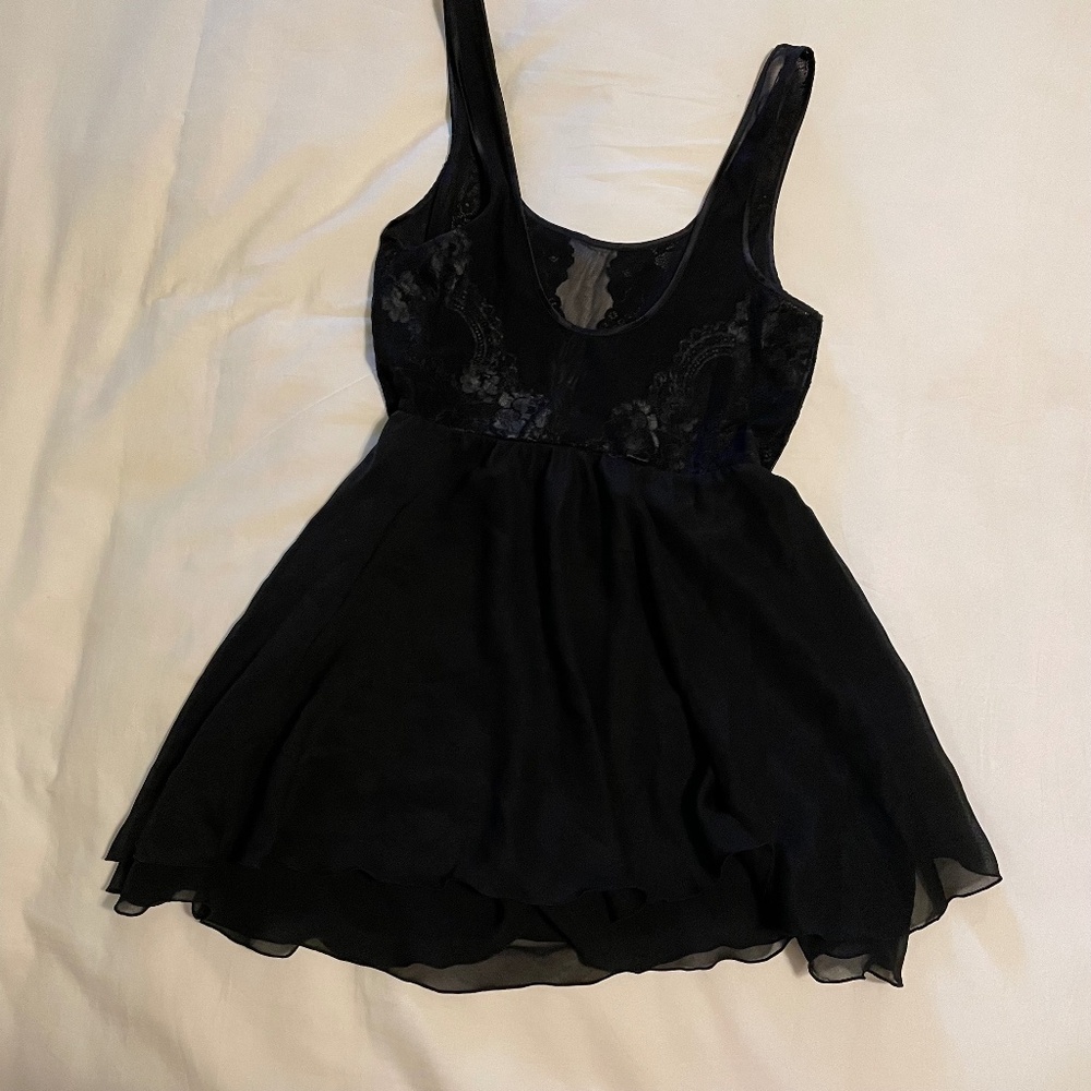 Soma black short nightgown, size small, NWOT - Picture 2 of 15